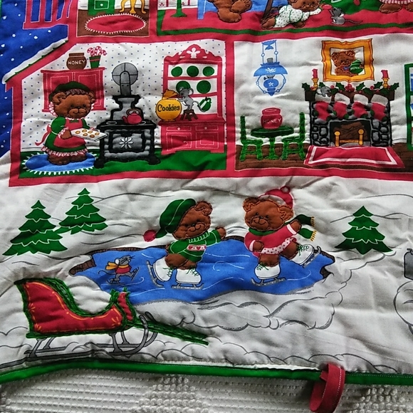 Cute Vintage "A Beary Merry Christmas" wall hand decoration - Picture 7 of 7